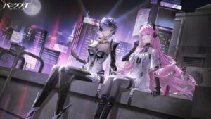 animal_ears garter headphones mecha_musume pantyhose punishing:_gray_raven tagme teddy_(punishing:_gray_raven)