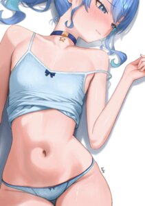 diptip hololive hoshimachi_suisei lingerie pantsu shirt_lift
