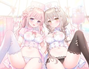 Rating: Questionable Score: 48 Tags: cameltoe nipples no_bra nurse pantsu see_through string_panties thighhighs thong wanira User: Arsy