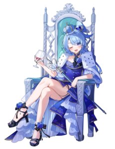 Rating: Safe Score: 33 Tags: aqua_(konosuba) garter heels kono_subarashii_sekai_ni_shukufuku_wo! mishima_kurone skirt_lift weapon User: himeno_nanako