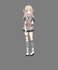 bang_dream! garter see_through shinomiya_shizuku tagme thighhighs torn_clothes transparent_webp uniform