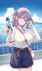 bra mashiro_shirako see_through suito_manaka wet wet_clothes