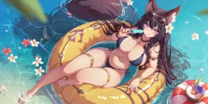 Rating: Questionable Score: 23 Tags: animal_ears bikini cream delta_(kagejitsu) garter kage_no_jitsuryokusha_ni_naritakute! megane mitsu_(mitsu_art) swimsuits tail tan_lines tattoo wet User: Arsy