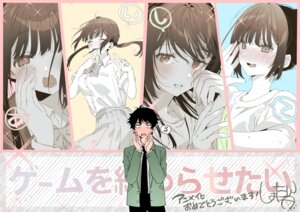 Rating: Safe Score: 11 Tags: aishiteru_game_wo_owarasetai asagi_yukiya sakura_miku_(aishiteru_game_wo_owarasetai) seifuku shotan User: VigorousMMM