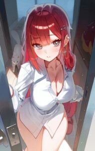 Rating: Questionable Score: 77 Tags: bottomless domi_(hongsung0819) dress_shirt neko open_shirt see_through User: Anonymous