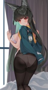 Rating: Questionable Score: 14 Tags: animal_ears ass hoshimi_miyabi kitsune matrix16 pantsu pantyhose sarashi see_through zenless_zone_zero User: BattlequeenYume