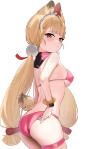 Rating: Questionable Score: 58 Tags: alice_thymefield animal_ears ass bikini bunny_ears garter heterochromia skai_kun swimsuits tail zenless_zone_zero User: KenB