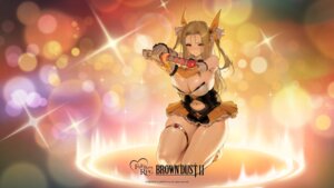 Rating: Questionable Score: 34 Tags: brown_dust_ii garter no_bra olivier_(brown_dust_ii) origami pantsu skirt_lift thong wallpaper weapon User: blooregardo