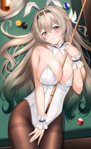 animal_ears breast_hold bunny_ears bunny_girl firefly honkai:_star_rail no_bra pantyhose shouhaku