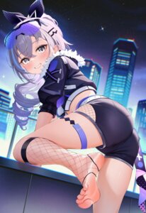 Rating: Questionable Score: 45 Tags: ass feet fishnets garter honkai:_star_rail megane radoremo silver_wolf_(honkai:_star_rail) User: kuramamariko