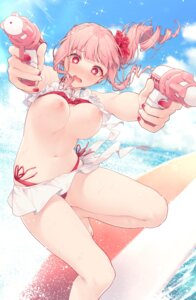 Rating: Questionable Score: 100 Tags: bikini breasts gun n_(m_ohkamotoh) nipples skirt_lift swimsuits wardrobe_malfunction wet User: KenB Rating: Questionable Score: 100 Tags: bikini breasts gun n_(m_ohkamotoh) nipples skirt_lift swimsuits wardrobe_malfunction wet User: KenB