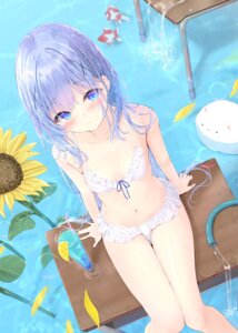bikini fairy_eye gochuumon_wa_usagi_desu_ka? kafuu_chino loli see_through swimsuits tippy_(gochiusa) wet_clothes