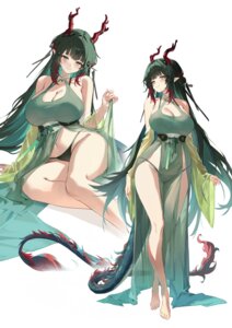 Rating: Questionable Score: 51 Tags: arknights arknights:_endfield asian_clothes horns pantsu pdxen pointy_ears see_through skirt_lift tail zhuang_fangyi_(arknights) User: VigorousMMM