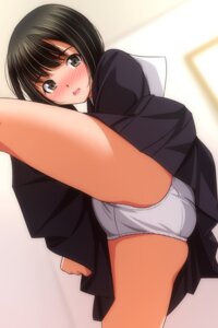 Rating: Questionable Score: 6 Tags: loli matsunaga_kouyou pantsu seifuku skirt_lift User: fleece111