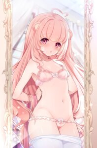 animal_ears bra cameltoe fujisaki_hikari hiiro_kuma indie_virtual_youtuber lingerie loli pantsu pantyhose thong