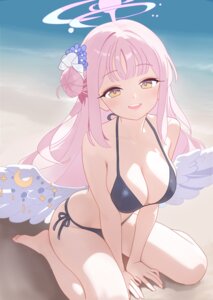 angel bikini blue_archive misono_mika rin0214tw swimsuits wings
