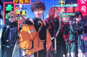 Rating: Safe Score: 2 Tags: cho_hakkai genjou_sanzou k_(gear_labo) male megane saiyuki sha_gojou smoking son_goku_(saiyuki) User: charunetra