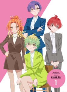 ayase_yuu_(mikadono_sanshimai) business_suit disc_cover mikadono_kazuki mikadono_miwa mikadono_niko mikadono_sanshimai_wa_angai_choroi. sweater tagme