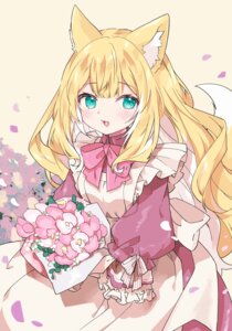 animal_ears kamiyoshi_rika kitsune lolita_fashion maid tail
