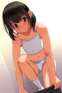 Rating: Questionable Score: 7 Tags: bra loli matsunaga_kouyou pantsu undressing User: fleece111