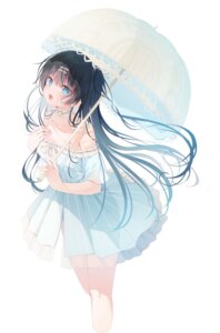 Rating: Safe Score: 29 Tags: dress humuyun no_bra see_through summer_dress tsukune_(humuyun) umbrella User: himeno_nanako
