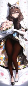Rating: Safe Score: 21 Tags: animal_ears asdkd123 curren_bouquetd'or_(umamusume) dakimakura pantyhose skirt_lift sweater uma_musume_pretty_derby uniform User: charunetra