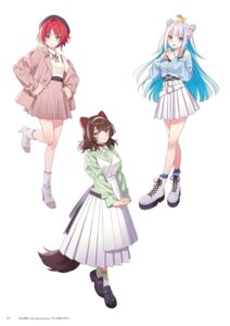 Rating: Safe Score: 12 Tags: ange_katrina animal_ears dress hechima heels heterochromia inui_toko inumimi lize_helesta nijisanji tail User: himeno_nanako