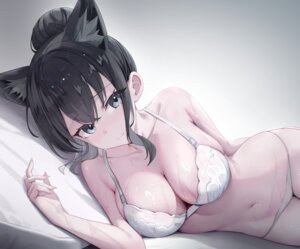 Rating: Questionable Score: 62 Tags: animal_ears bra lingerie nekomimi pantsu rable wet User: VigorousMMM