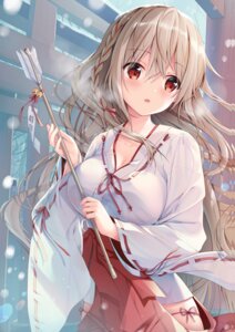 Rating: Questionable Score: 20 Tags: cleavage digital_version maeda_shiori miko open_shirt pantsu stitchme string_panties twinbox twinbox_(circle) twinbox_gakuen User: Arsy