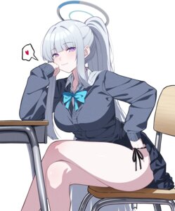 Rating: Questionable Score: 50 Tags: blue_archive halo pantsu reia_76 seifuku skirt_lift string_panties sweater ushio_noa User: Arsy