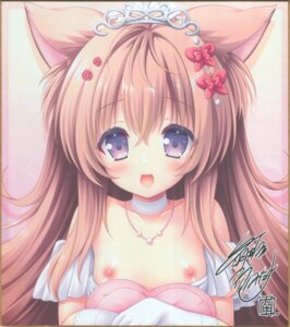 Rating: Questionable Score: 11 Tags: animal_ears breasts kitsune loli lump_of_sugar mito_mashiro moekibara_fumitake nipples no_bra raw_scan tayutama tayutama_2 User: k25c2yf