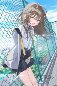 Rating: Safe Score: 33 Tags: cropped muninshiki seifuku skirt_lift User: Anonymous