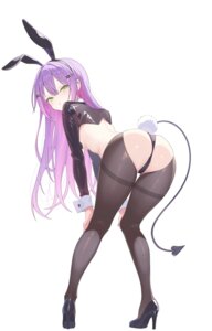 Rating: Questionable Score: 56 Tags: animal_ears ass breasts bunny_ears bunny_girl cameltoe heels hololive nekonosuke no_bra pantsu pantyhose pasties tail thong tokoyami_towa User: KenB
