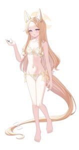 Rating: Questionable Score: 11 Tags: animal_ears blue_archive bra futaba_kurumi halo kitsune lingerie pantsu see_through string_panties thong yurizono_seia User: wq15987654