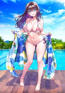 bikini mag_kan nipples oomune_tayuyu pussy swimsuits tama_project thong uncensored v-mag