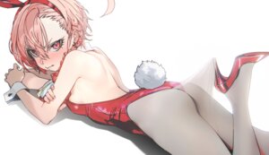 animal_ears ass blue_archive bunny_ears bunny_girl drive_shot heels loli mikamo_neru no_bra pantyhose see_through tail