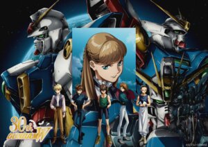 asagi_sakura bike_shorts gundam gundam_wing kusumegi_shinya mecha