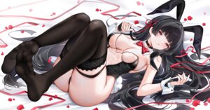 Rating: Questionable Score: 73 Tags: animal_ears bunny_ears bunny_girl chisa feet garter no_bra see_through tail thighhighs wuthering_waves yukineko1018 User: Anonymous
