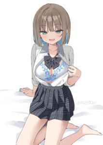 Rating: Questionable Score: 34 Tags: bra detexted muninshiki open_shirt seifuku undressing User: himeno_nanako