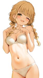 bra fujita_kotone gakuen_idolm@ster gin00 pantsu see_through the_idolm@ster wet