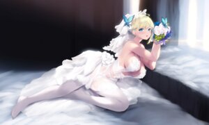Rating: Questionable Score: 44 Tags: boku_wa_tomodachi_ga_sukunai cait dress garter_belt kashiwazaki_sena no_bra see_through stockings thighhighs wedding_dress User: Arsy