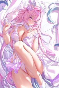 cyrene heels honkai:_star_rail kururu_(qqqqq59508750) no_bra pantsu pointy_ears skirt_lift thong