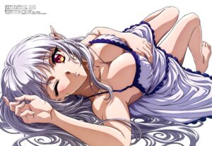 amelia_rosequartz ansatsusha_de_aru_ore_no_status_ga_yuusha_yori_mo_akiraka_ni_tsuyoi_no_da_ga elf no_bra okada_hirona pajama pointy_ears