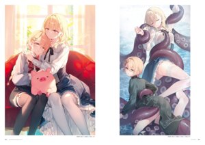 Rating: Questionable Score: 10 Tags: bondage buta_(buta_no_liver_wa_kanetsu_shiro) buta_no_liver_wa_kanetsu_shiro ceres_(buta_no_liver_wa_kanetsu_shiro) dress garter jess_(buta_no_liver_wa_kanetsu_shiro) see_through skirt_lift stockings tentacles thighhighs toosaka_asagi wet wet_clothes User: Anonymous