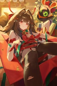 Rating: Questionable Score: 11 Tags: animal_ears chowol christmas no_bra pantyhose tail torn_clothes ye_shunguang zenless_zone_zero User: lacepanties
