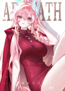 Rating: Safe Score: 27 Tags: aemeath dress ringeko-chan skirt_lift wuthering_waves User: VigorousMMM