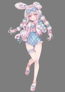 Rating: Safe Score: 22 Tags: animal_ears bunny_ears garter hoshi indie_virtual_youtuber megane swimsuits transparent_png usatama_amyu User: zyll