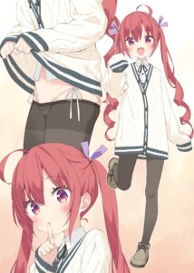 Rating: Questionable Score: 75 Tags: artist_revision cameltoe hazuki_watora kani_biimu loli pantsu pantyhose see_through shirt_lift string_panties sweater User: himeno_nanako