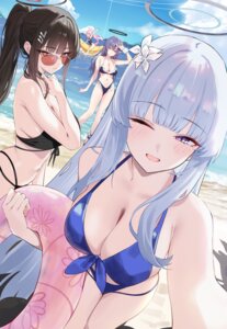 Rating: Questionable Score: 75 Tags: bikini blue_archive halo hayase_yuuka kurosaki_koyuki megane school_swimsuit selfie shigure swimsuits tsukatsuki_rio ushio_noa wet User: Arsy