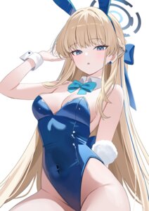 Rating: Questionable Score: 32 Tags: animal_ears asuma_toki blue_archive bunny_ears bunny_girl halo nannung no_bra tail User: Genex